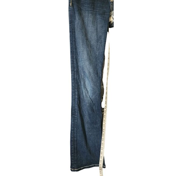 Bke Sabrina Medium Wash Flared Bootcut Denim Jeans Womens 29x33.5 - Picture 6 of 7
